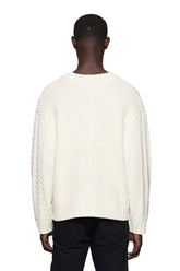 PURPLE BRAND M7029 Gothic P Cable Knit Sweater at Gravity NYC